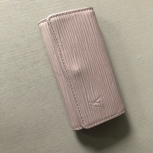 Epi Leather Lilac Purple 4 Key Holder Cles Wallet
